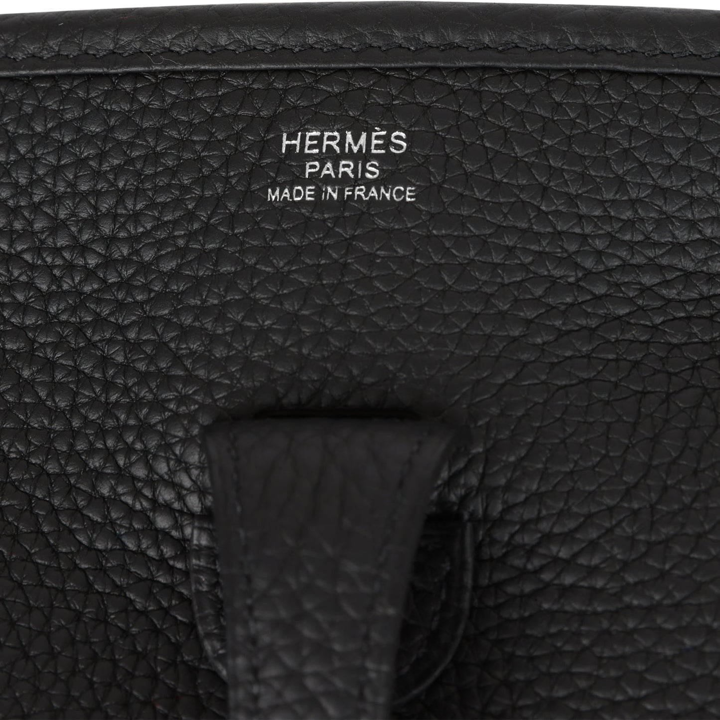 H Evelyne III PM Black Clemence Palladium Hardware