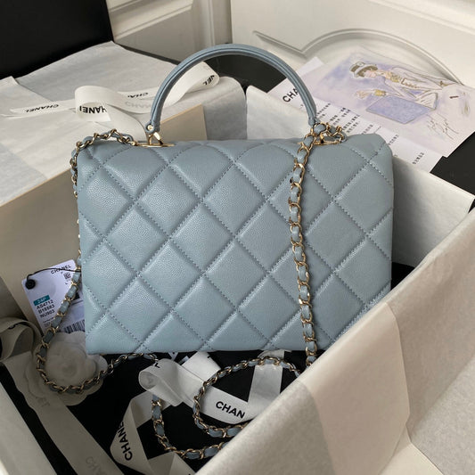 Chanel Mini Light Blue Flap Bag AS4712