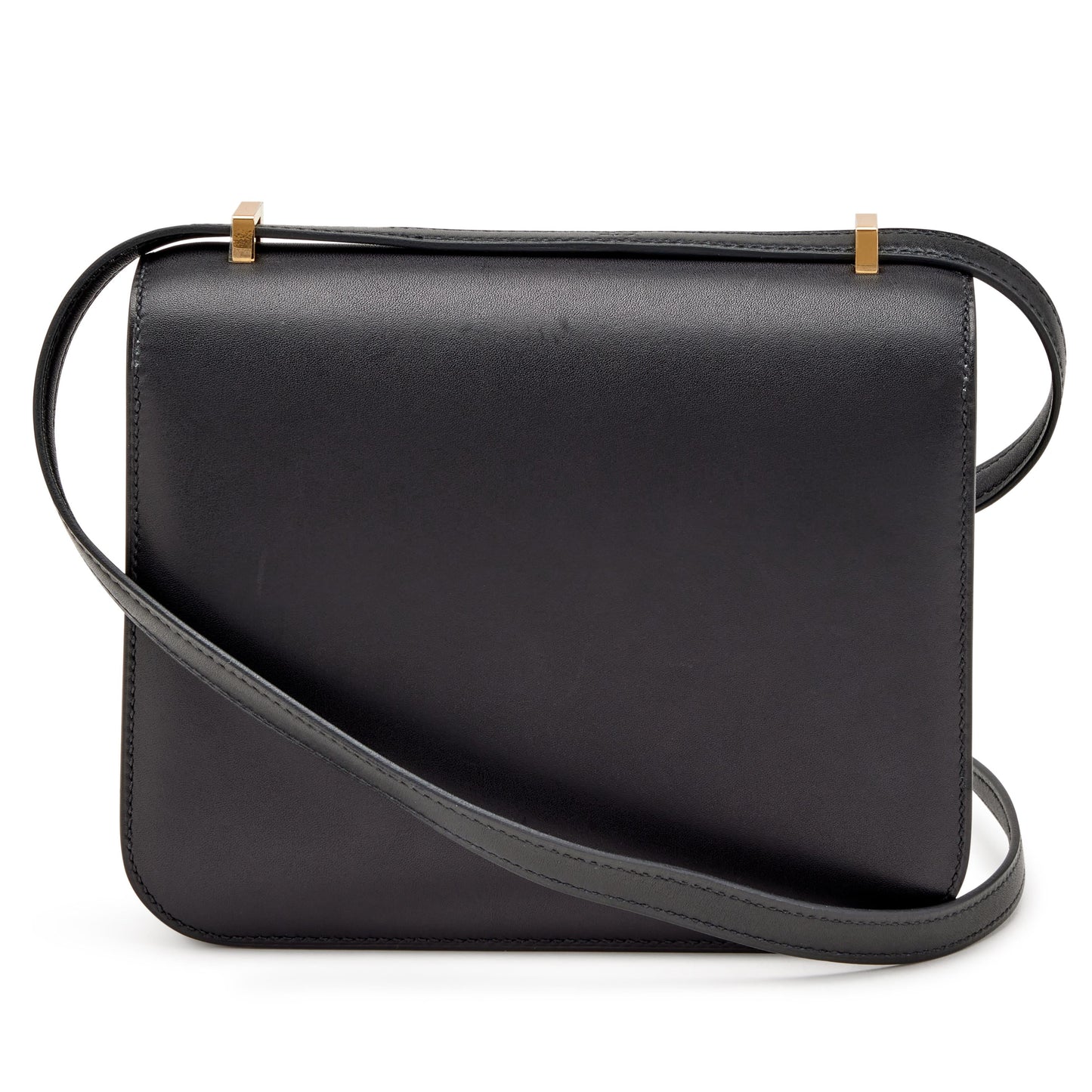 H Constance Bag 18 Black Epsom Gold Hardware