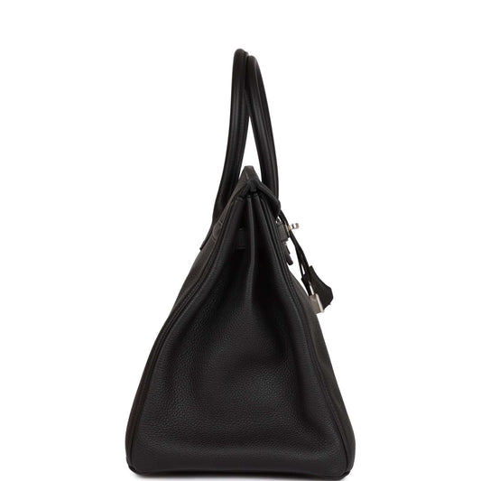 H Birkin 35 Black Togo Palladium Hardware