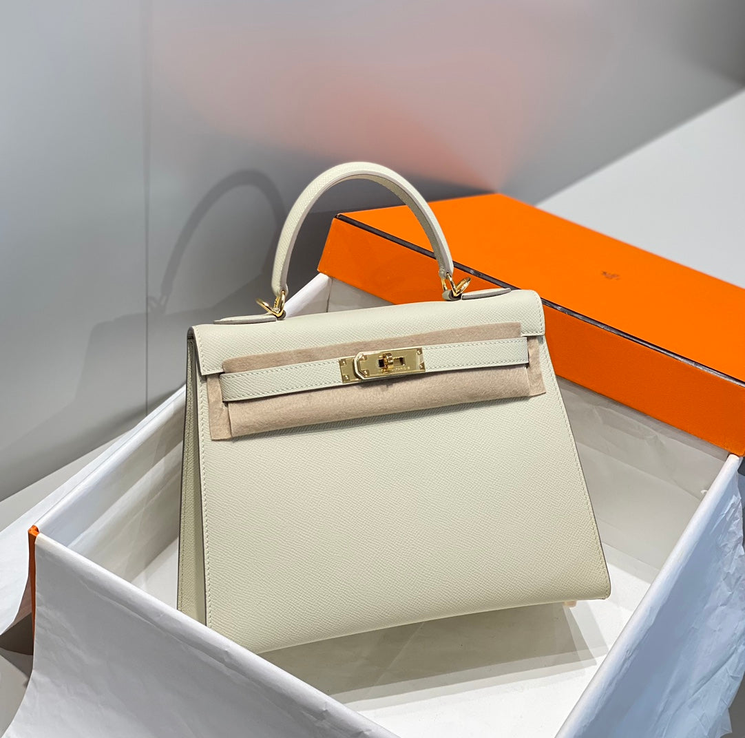Hermès Epsom Kelly 25cm Hangbag