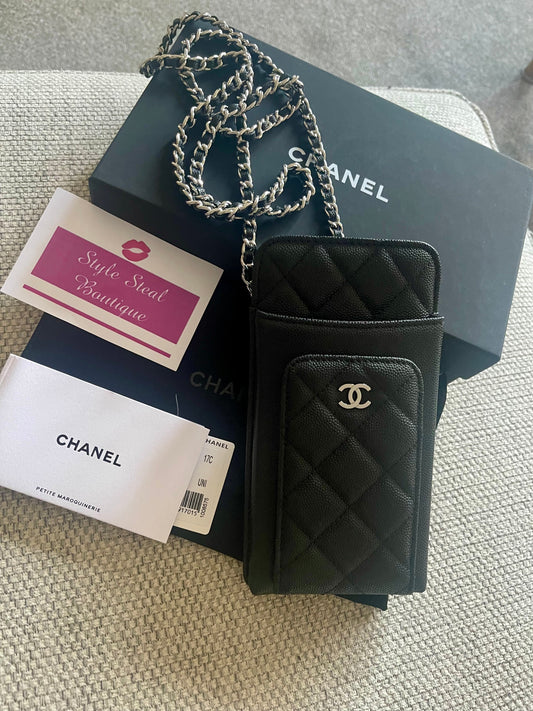 Lambskin Chain Wallet