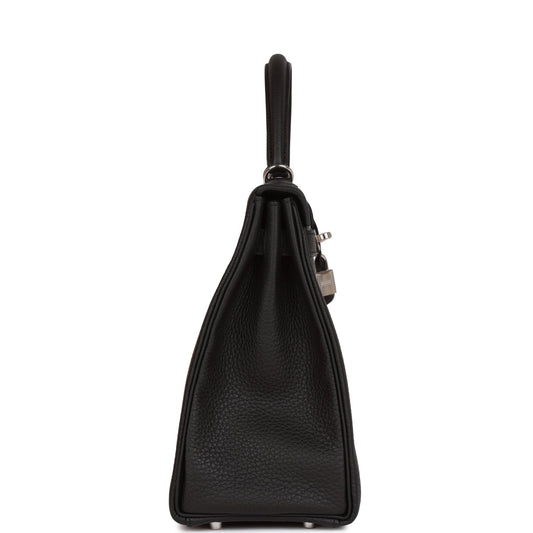 H Kelly Retourne 32cm Black Togo Palladium Hardware