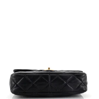 CC Funky Town Flap Bag Quilted Lambskin Large