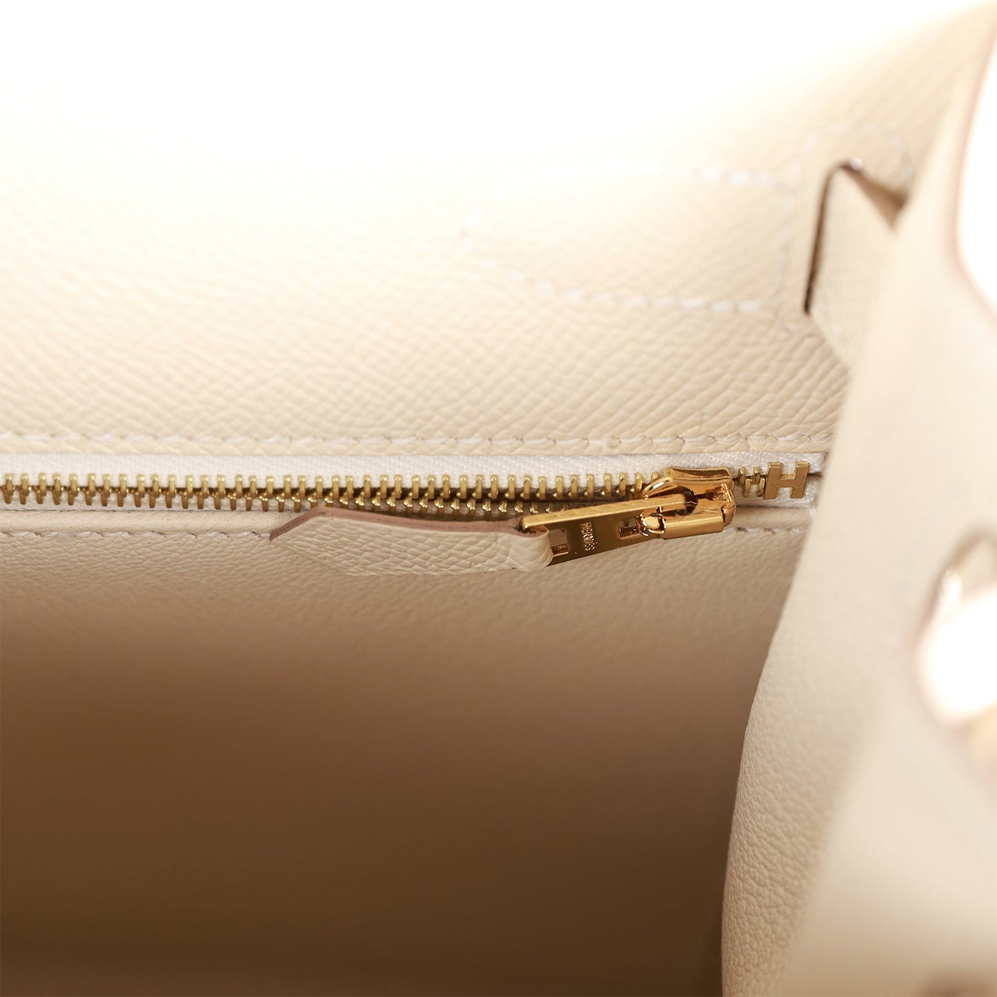 H Craie Epsom Sellier Kelly 28cm Gold Hardware