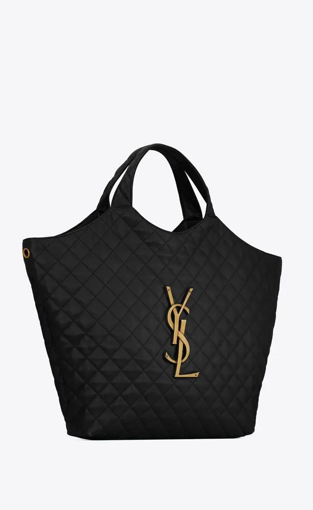 Y Icare Maxi Shopping Bag - Black