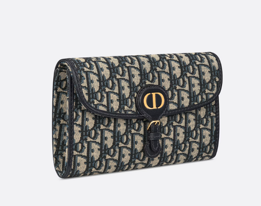 D BOBBY EAST-WEST POUCH WITH CHAIN