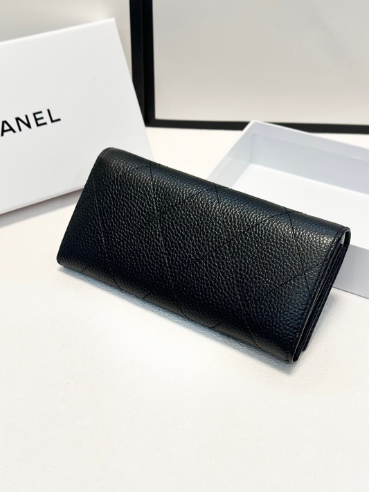 Cc new arrival leather wallet 002 size: 19*10 cm