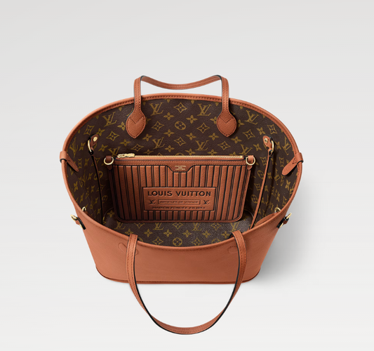 Louis new arrival Neverfull Inside Out MM bag size: 31*28*14 cm