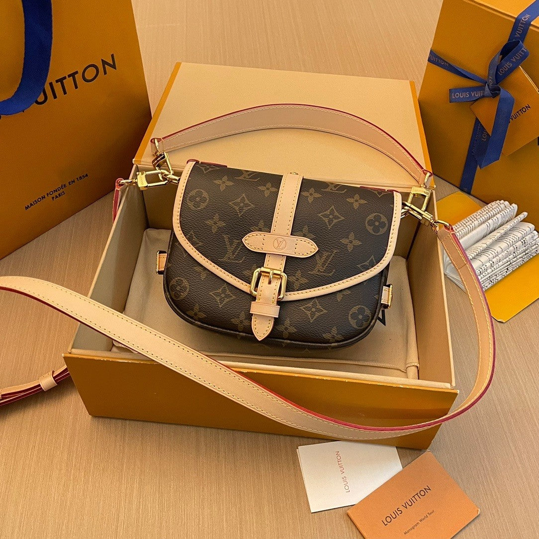 Louis Vuitton Saumur BB Monogram Bag M46740, 20*16*7CM