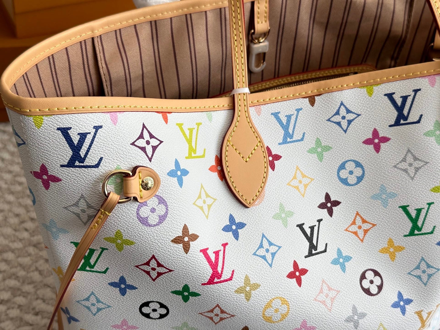 Louis new arrival neverfull N41605 bag size: 32*29*17 cm