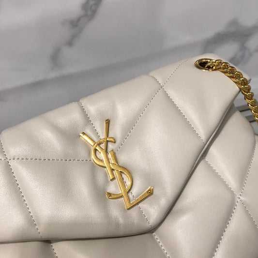 Y PUFFER MEDIUM BAG IN QUILTED LAMBSKIN