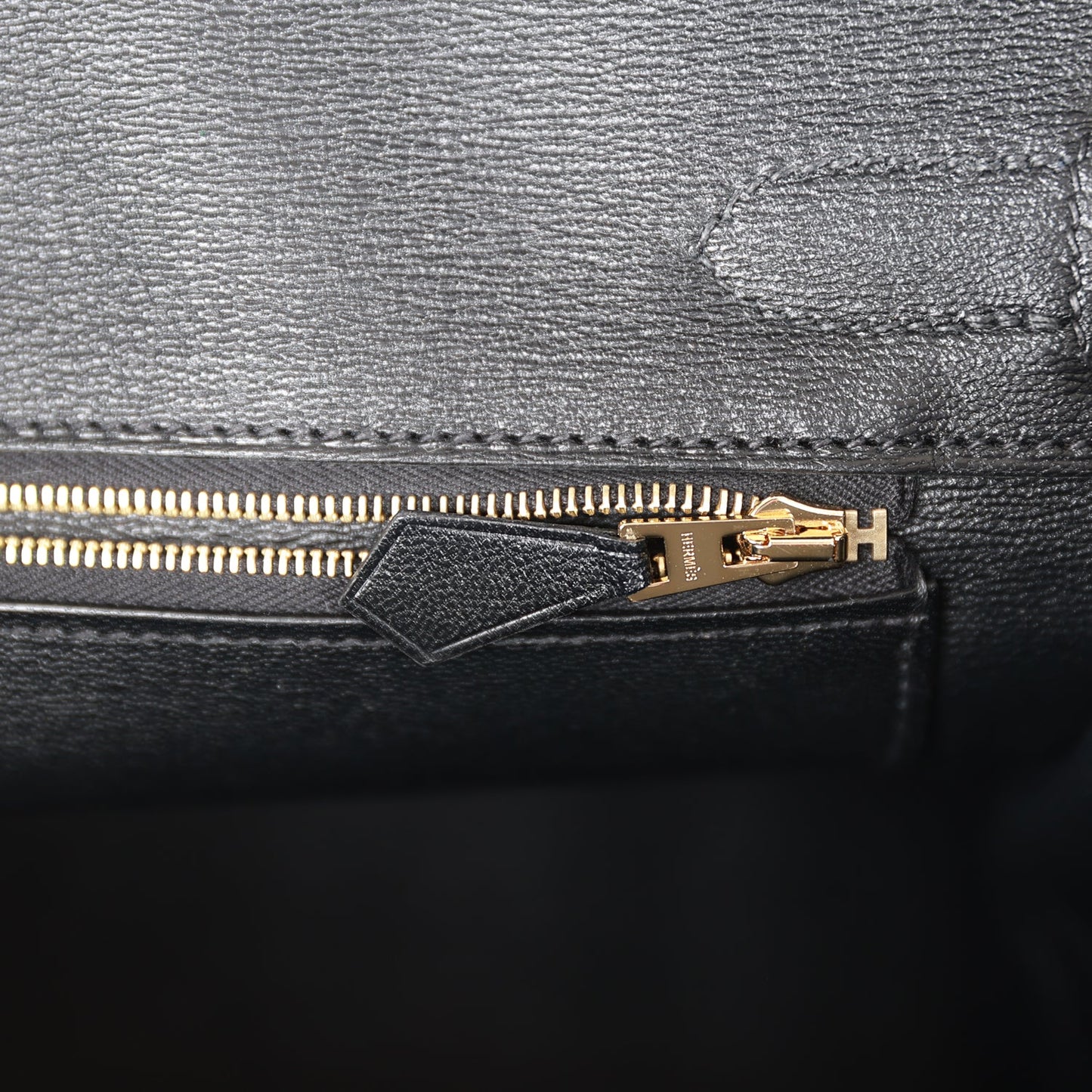 H Birkin 30 Black Shiny Niloticus Crocodile Gold Hardware