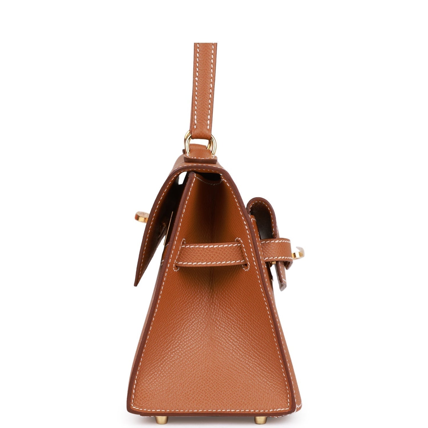 H Kelly Sellier en Desordre 20 Gold Epsom Gold Hardware