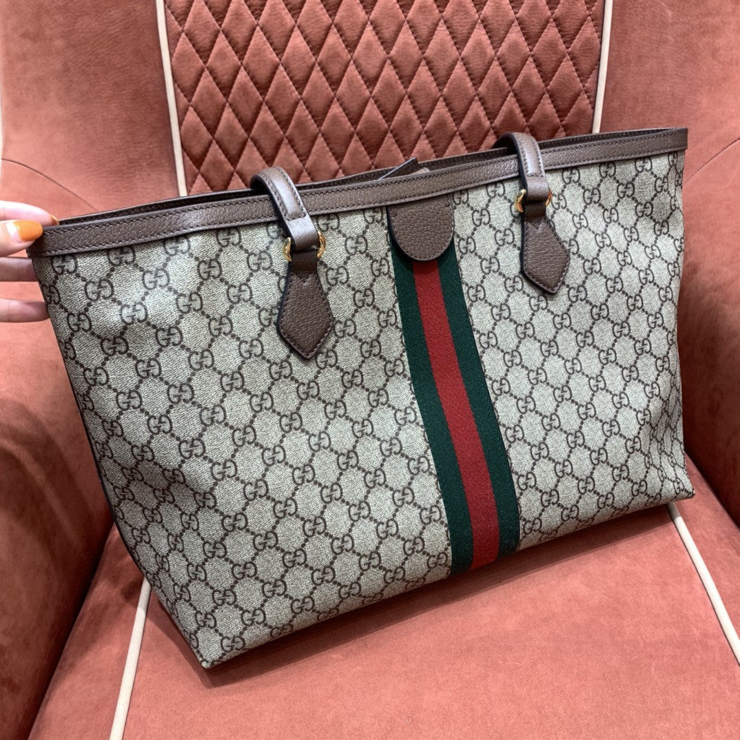 GC479 Ophidia GG Medium Tote / 15"W x 11"H x 5.5"D