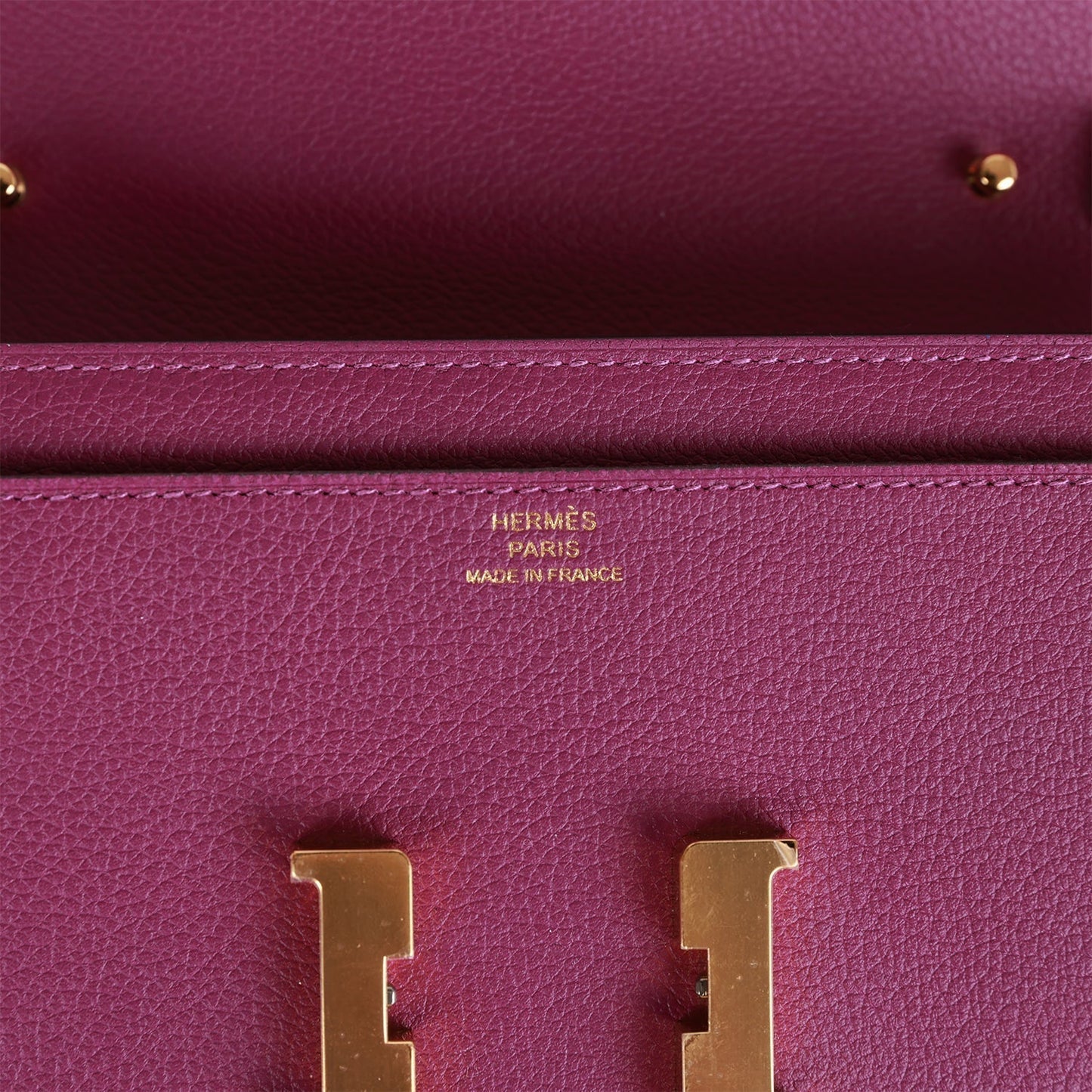 H Constance Wallet To Go Anemone Evercolor Gold Hardware