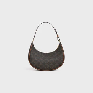 AVA BAG IN TRIOMPHE CANVAS AND CALFSKIN TAN