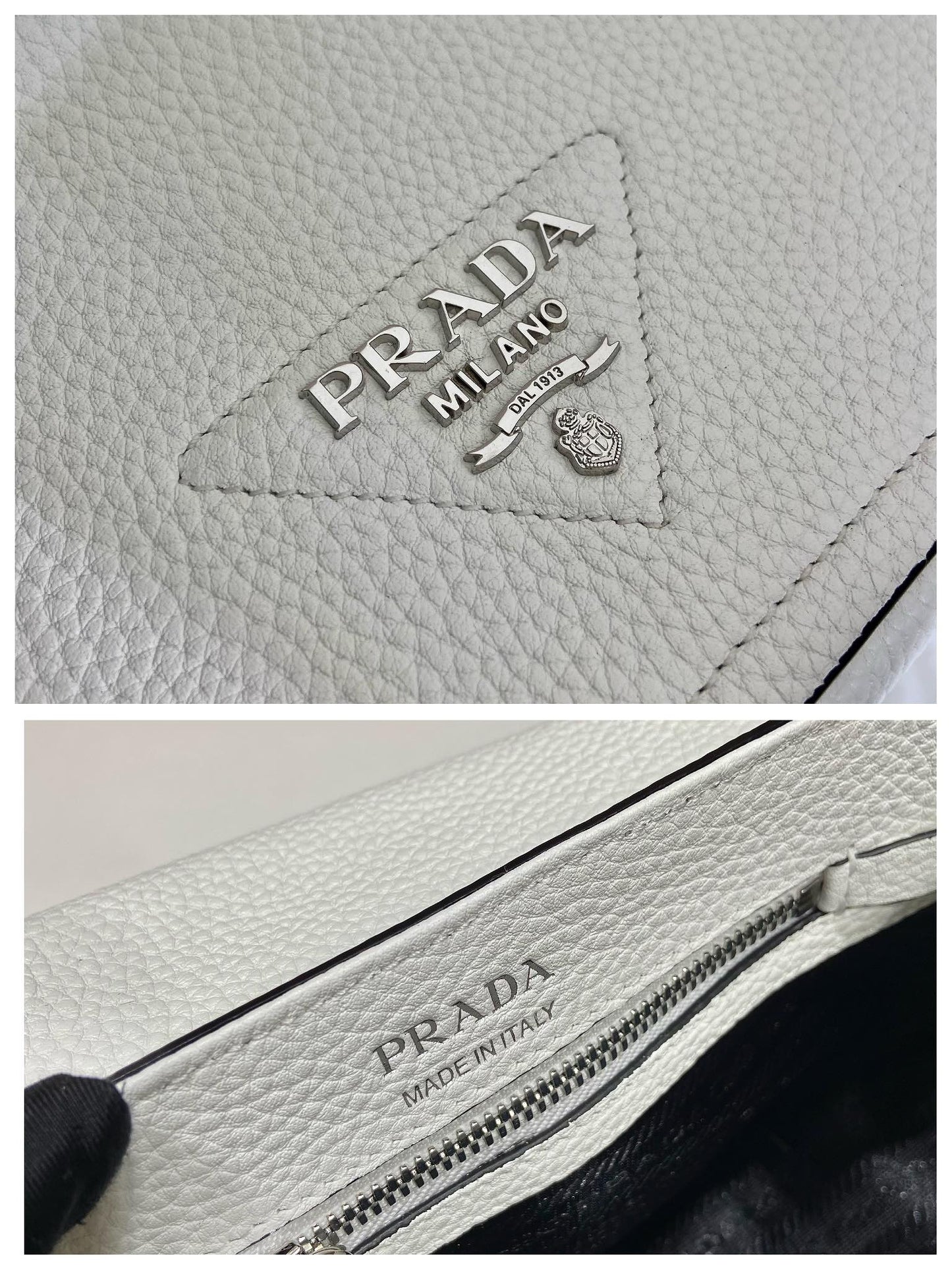 Pra Shoulder Bag White For Women, Women's Bags 8.6in/22cm