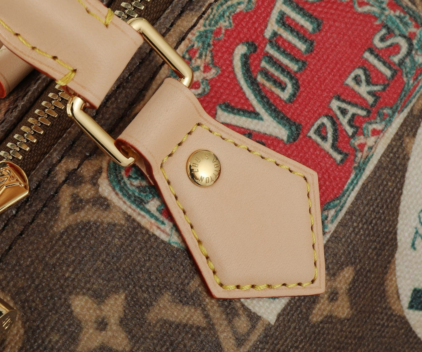 LV Monogram Hotel Labels Speedy Bandouliere 30