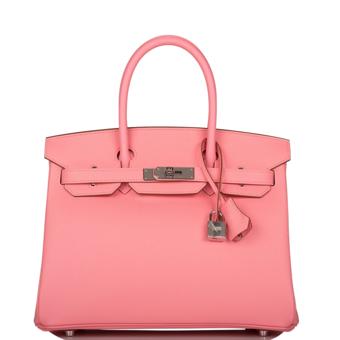 H Birkin 30 Rose Confetti Epsom Palladium Hardware