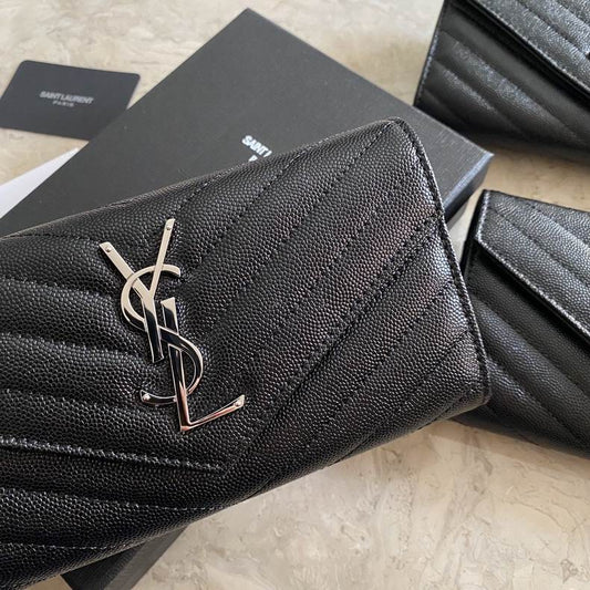 Y  wallet black  SIZE:19x11x3CM  06