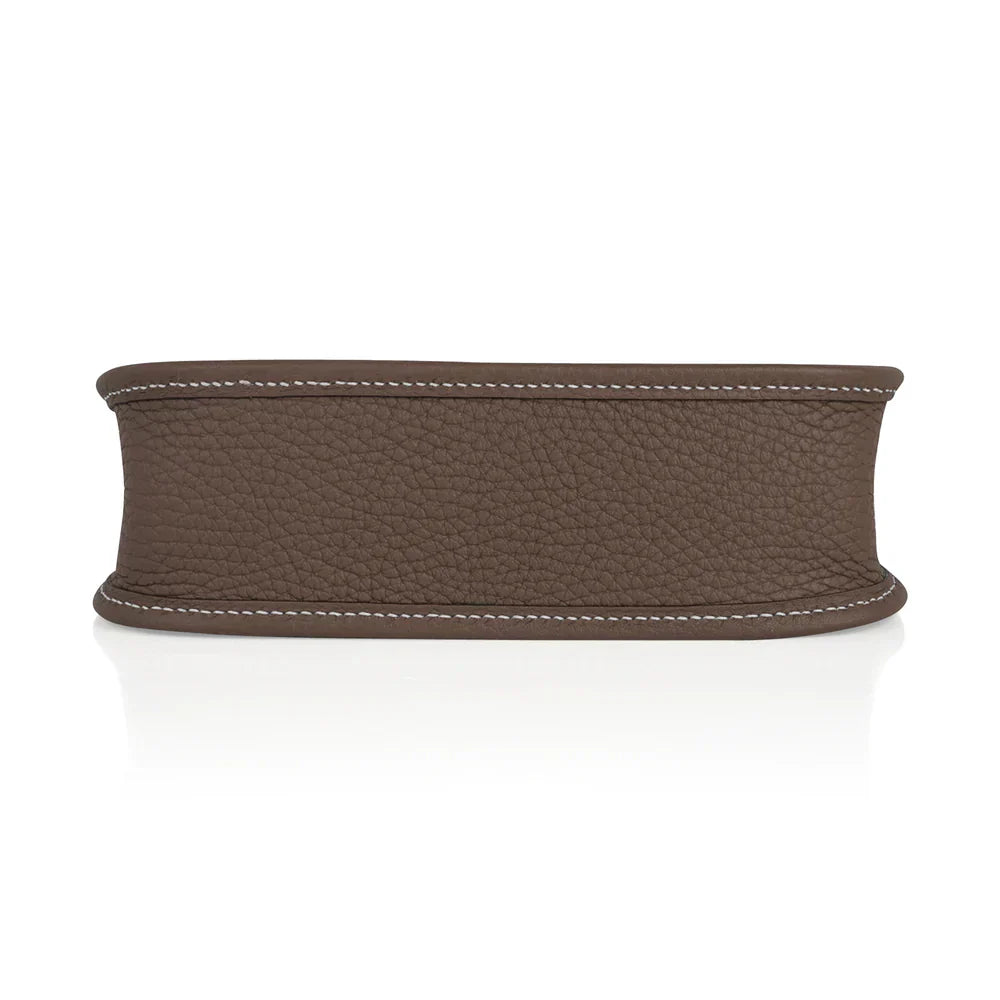 H Evelyne TPM Etoupe Clemence silver Hardware