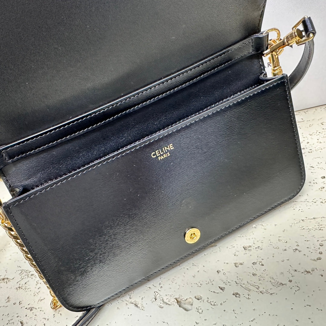 Celine Trompie Trapaze Da Calfskin 20cm