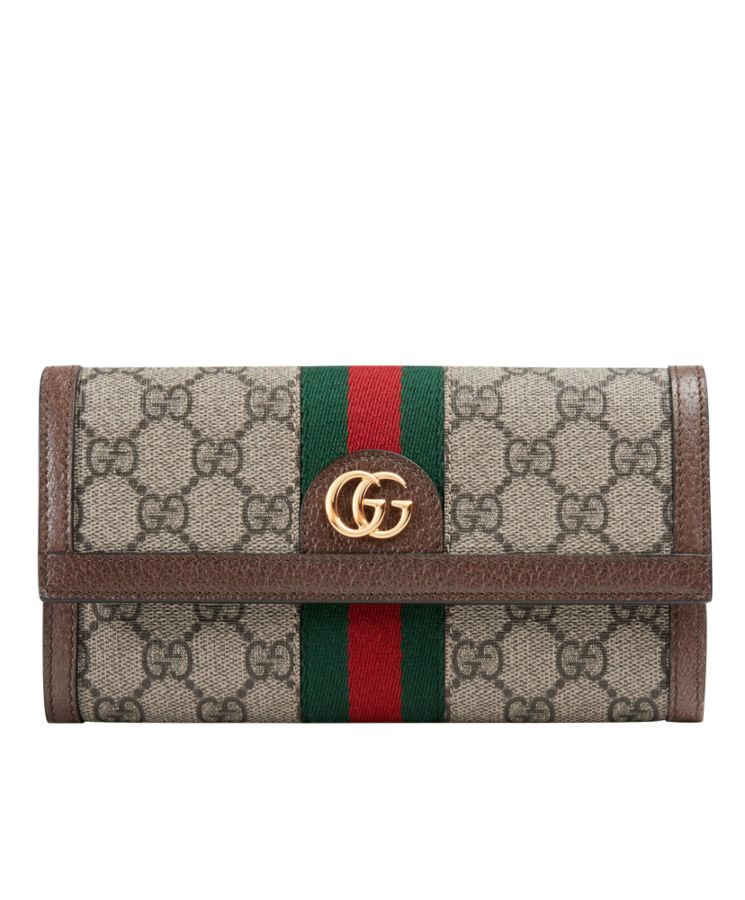 GG Ophidia GG continental wallet 523153 Dark Coffee