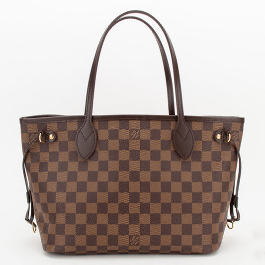 L N51109 Neverfull PM Shoulder Bag Damier Ebene Canvas