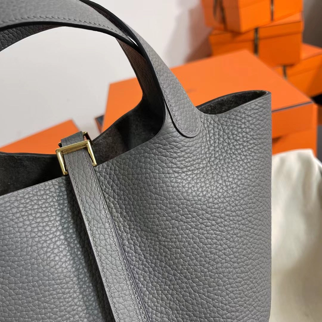 Hermes Picotin 18 Etoupe  Bag 18cm