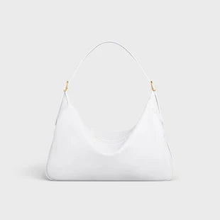 LARGE ROMY IN SUPPLE CALFSKIN ARCTIC WHIT