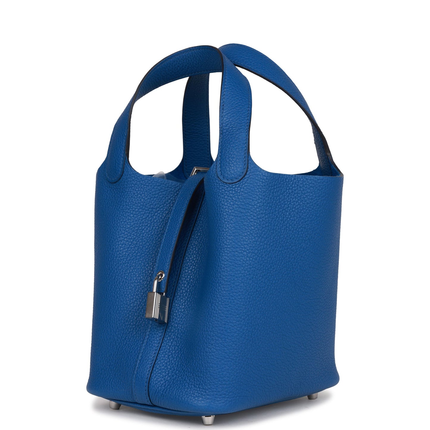 H Picotin Lock 18 Bleu France Clemence Palladium Hardware