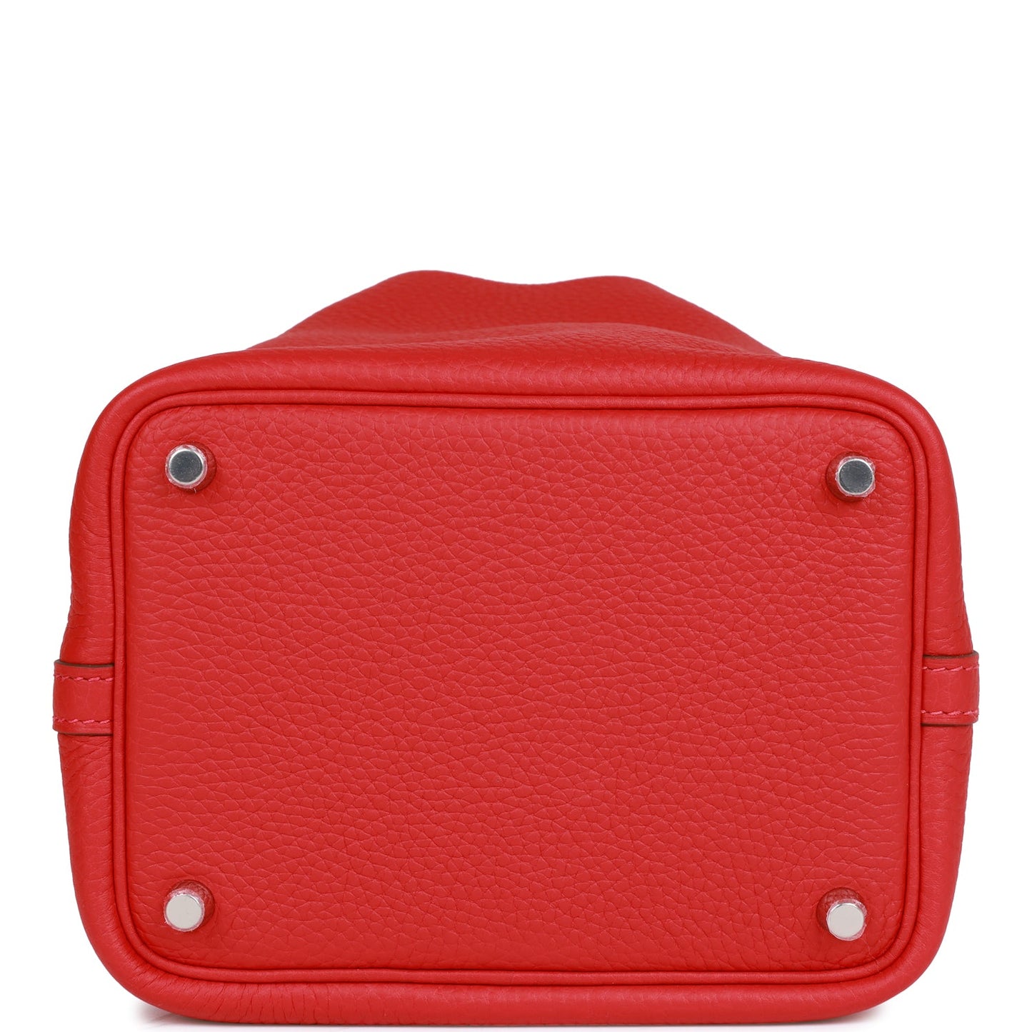 H Picotin Lock 18 Vermillion Clemence Palladium Hardware