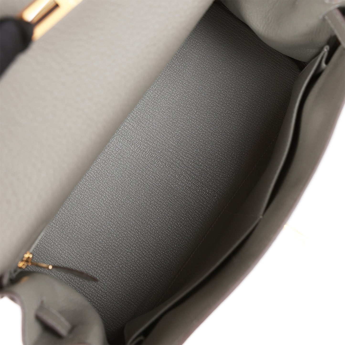 H Kelly Retourne 28 Gris Meyer Clemence Gold Hardware