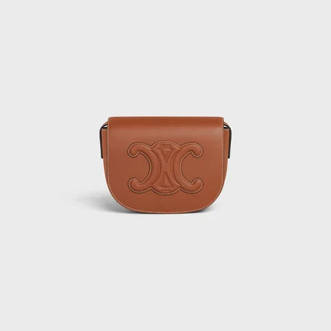FOLCO CUIR TRIOMPHE IN SMOOTH CALFSKIN TAN