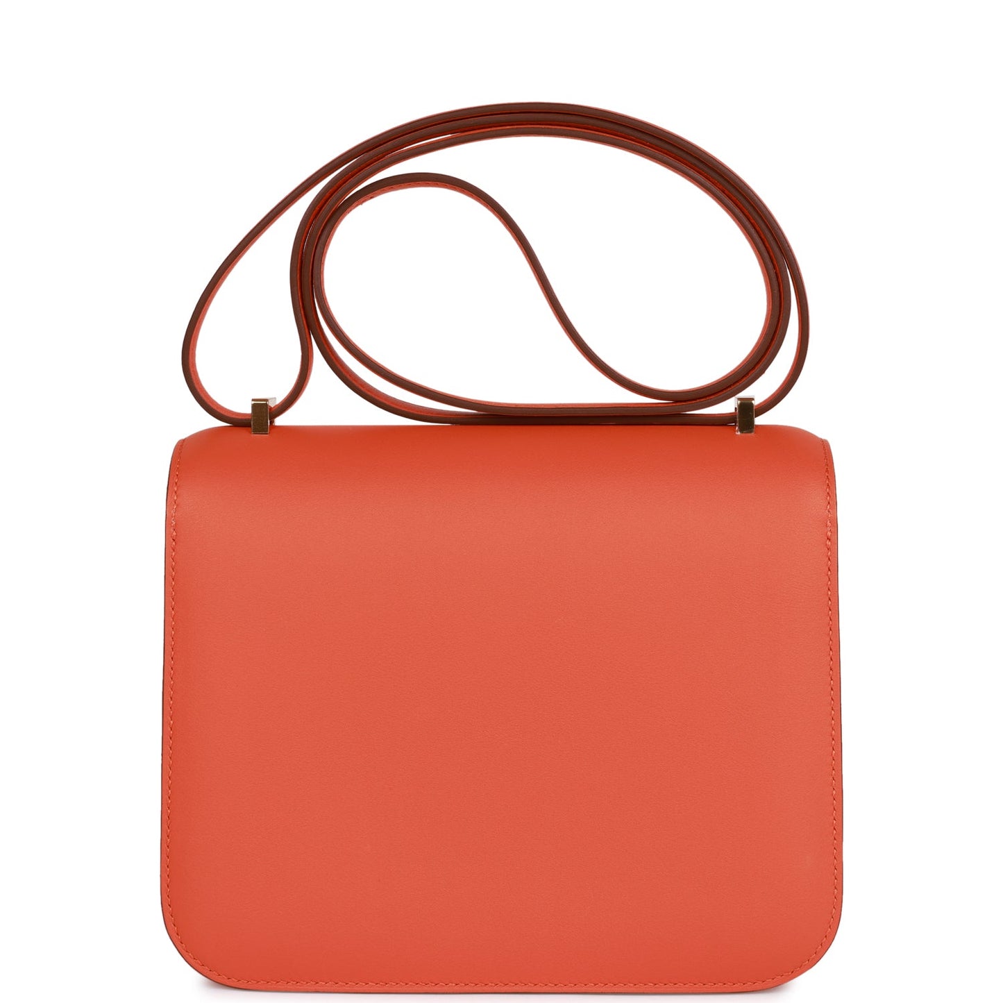 H Constance 18 Orange Swift Gold Hardware