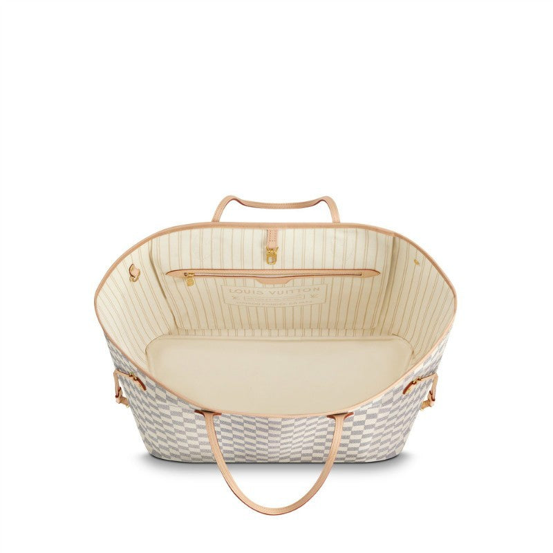 L Damier Azur Canvas Neverfull GM N41360