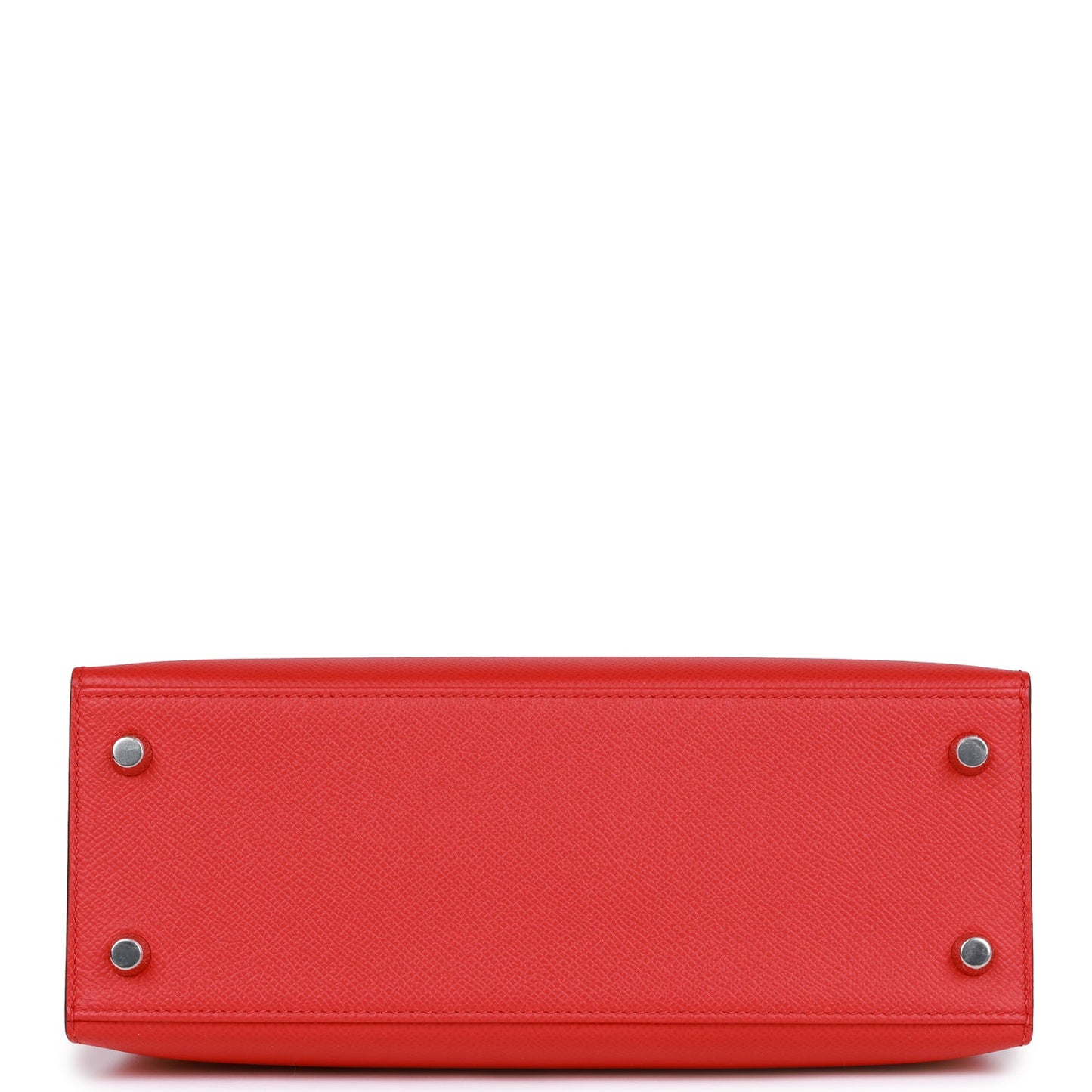H Kelly Sellier 25 Rouge de Coeur Verso Epsom Palladium Hardware