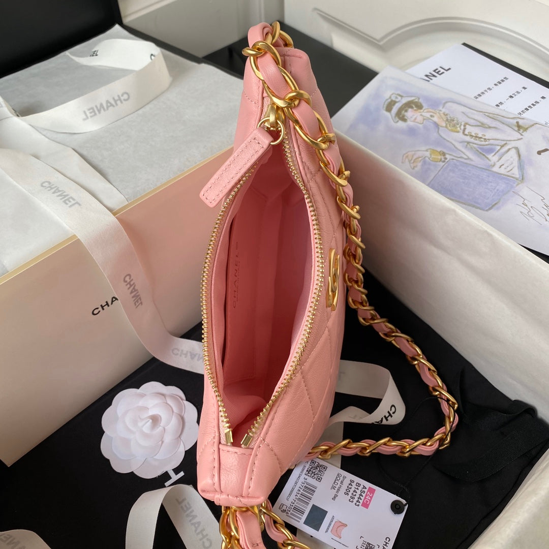 Chanel 23kHobo Bag 23x23x6cm pink