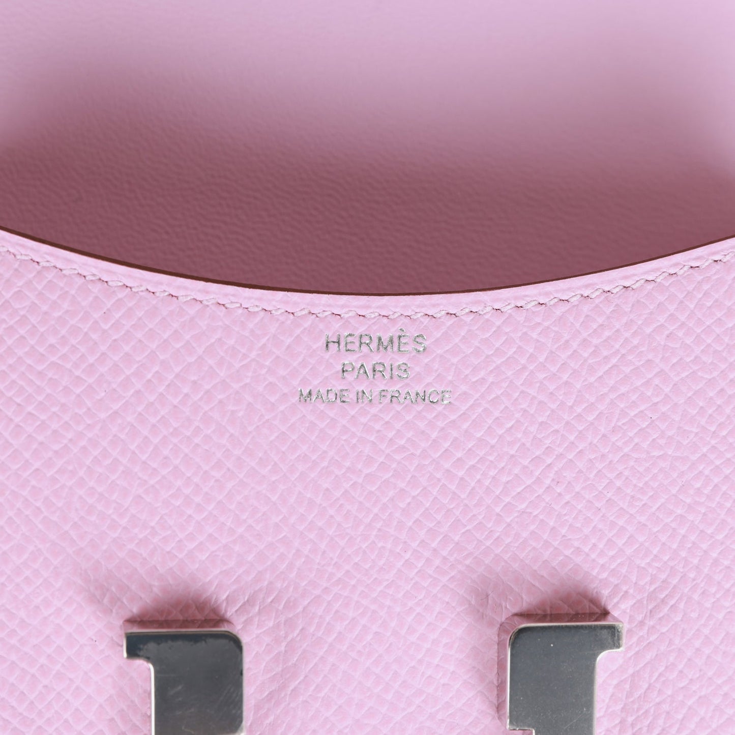 H Constance Slim Wallet Mauve Syestre Epsom Palladium Hardware