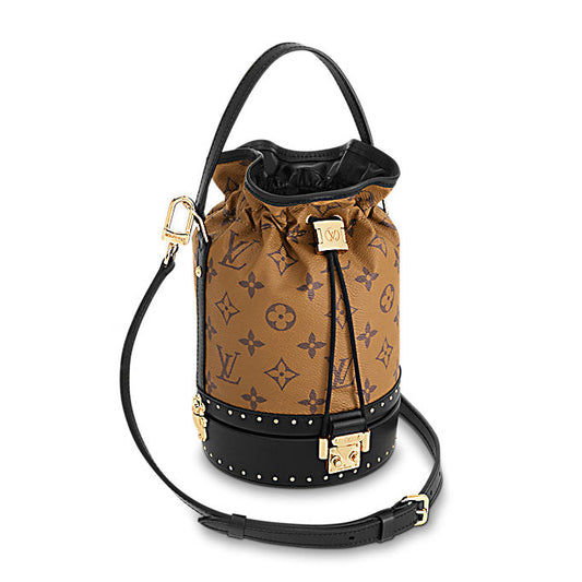 L Monogram REVERSE CANVAS PETIT