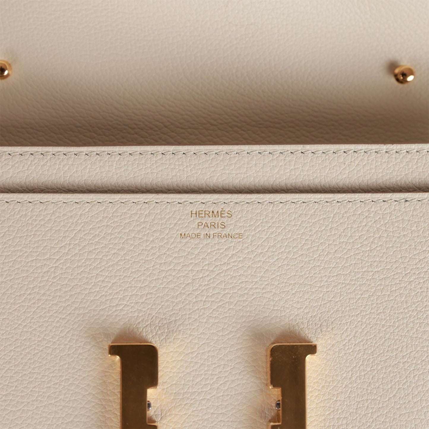 H Constance Wallet To Go Beton Evercolor Gold Hardware