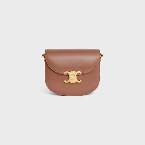 TEEN BESACE TRIOMPHE IN SHINY CALFSKIN BRONZE