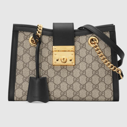 Padlock Small GG Shoulder Bag No. 498156 KHNKG 9769