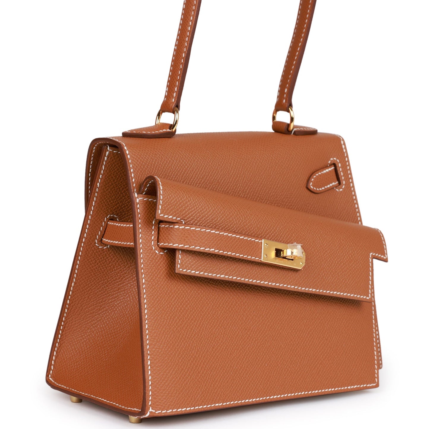 H Kelly Sellier en Desordre 20 Gold Epsom Gold Hardware
