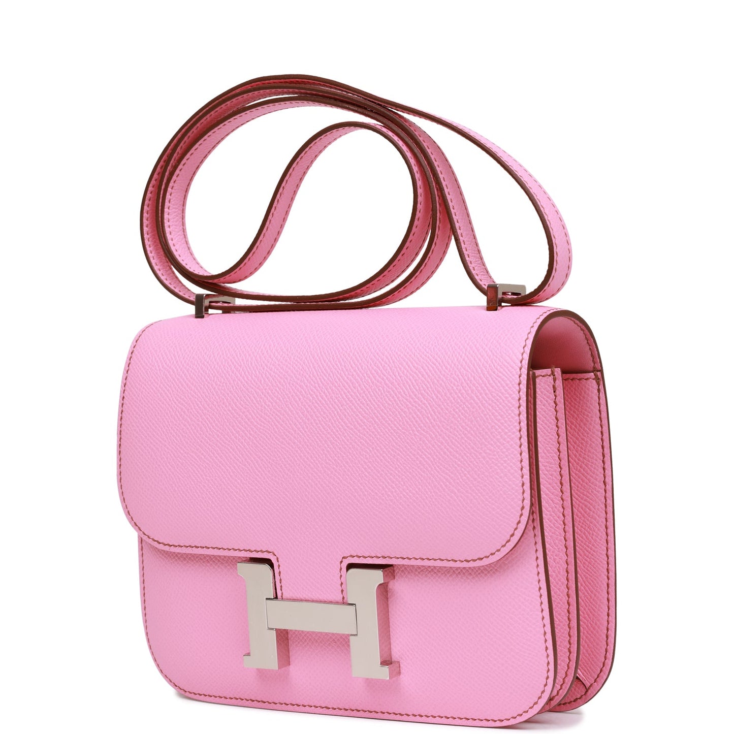 H Constance 18 Bubblegum Epsom Palladium Hardware