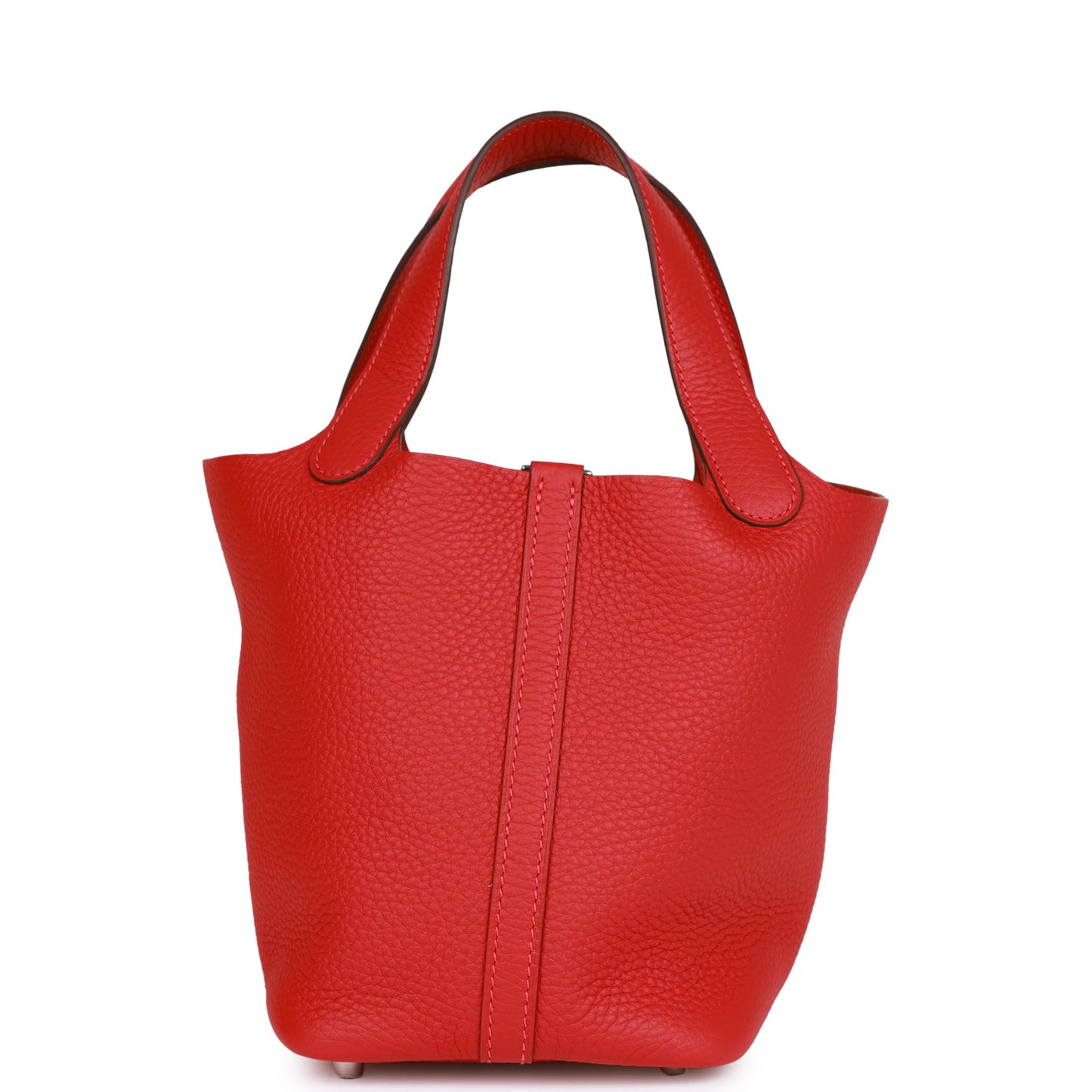 H Picotin Lock 18 Vermillion Clemence Palladium Hardware