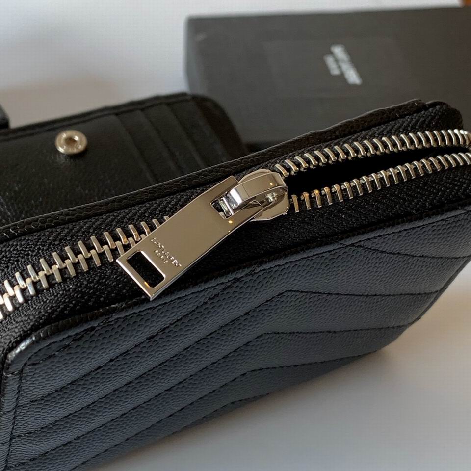 Y  wallet black  SIZE:12x10x3CM  14