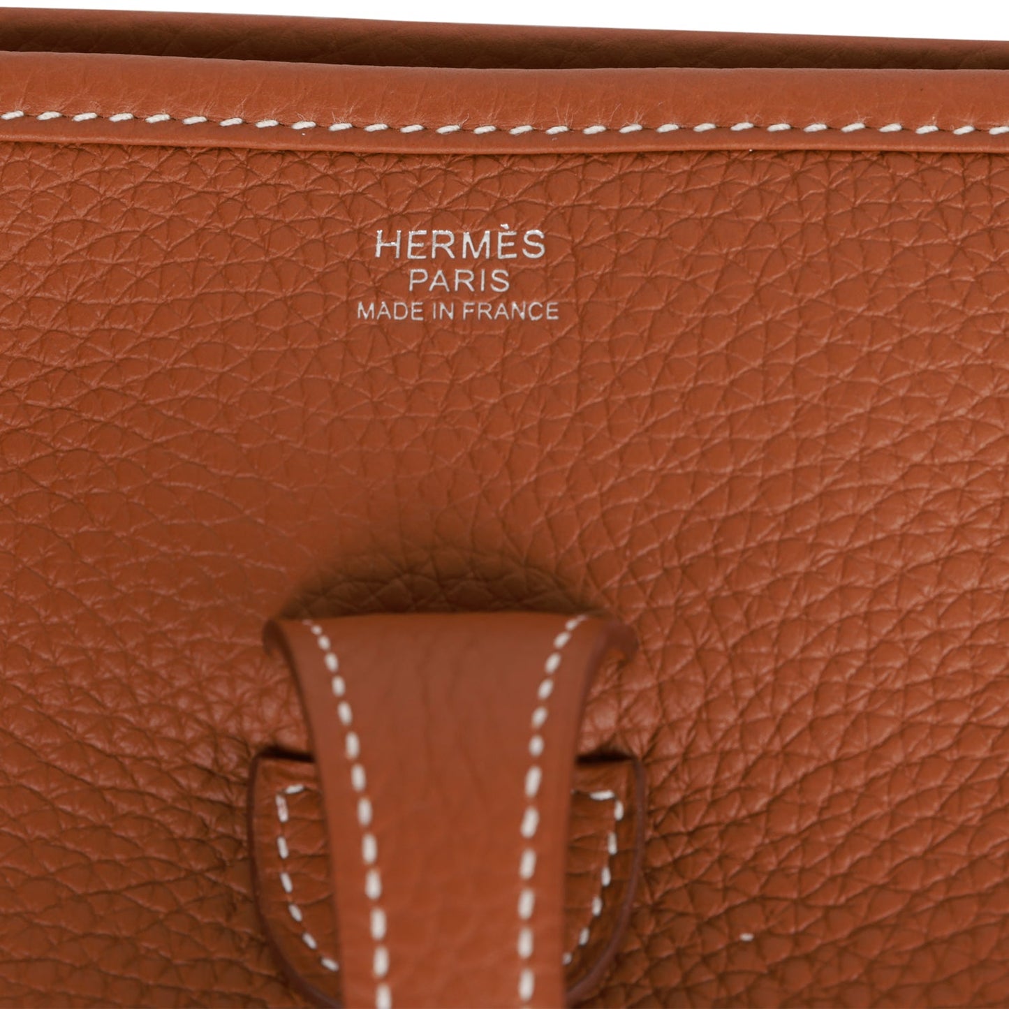 H Evelyne III PM Clemence silver Hardware