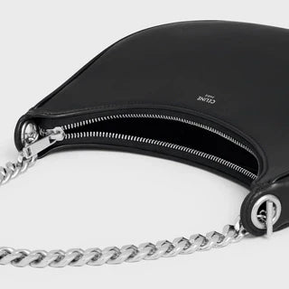 MEDIUM AVA CHAIN IN SMOOTH CALFSKIN BLACK